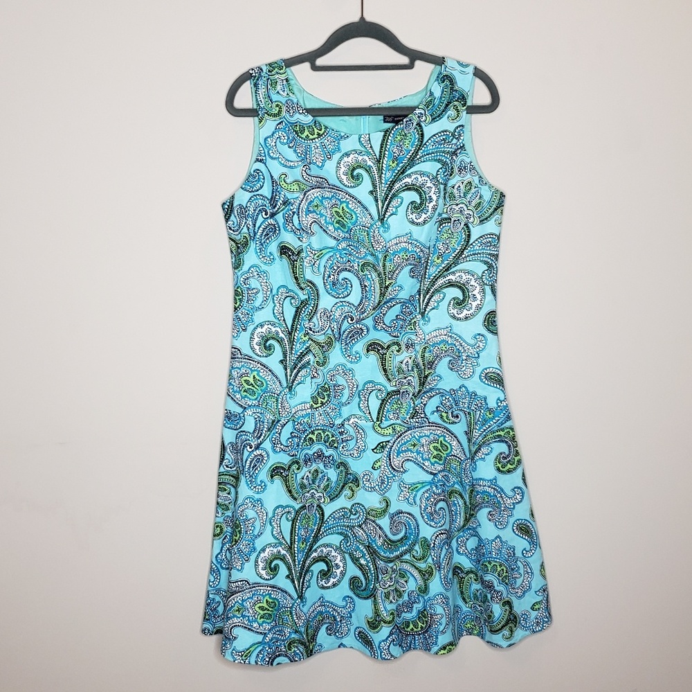 Brooks Brothers Linen Blend Sleeveless Dress